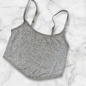 Ribbed Longline Bralette